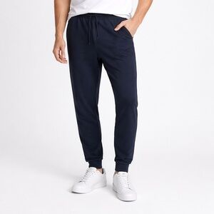 Quince Navy Blue Jogger Pants Drawstring Athleisure Men’s Size Large NWT